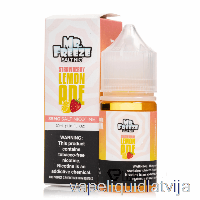 Zemeņu Limonāde - Mr Freeze Salts - 30ml 35mg Vape šķidrums